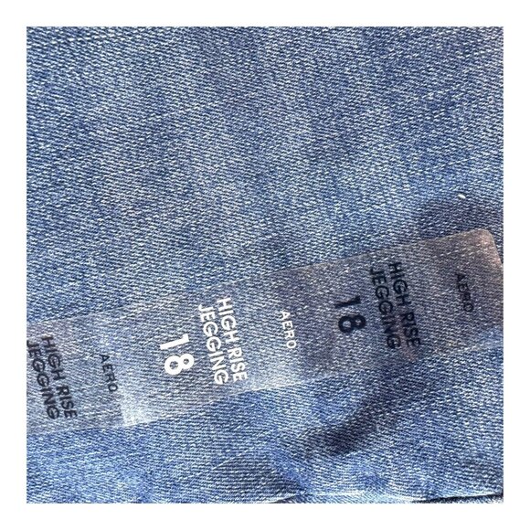 Aero High Rise Jegging Womens Size 18R Seriously Stretchy Denim Blue New w/ Tags - Picture 6 of 9